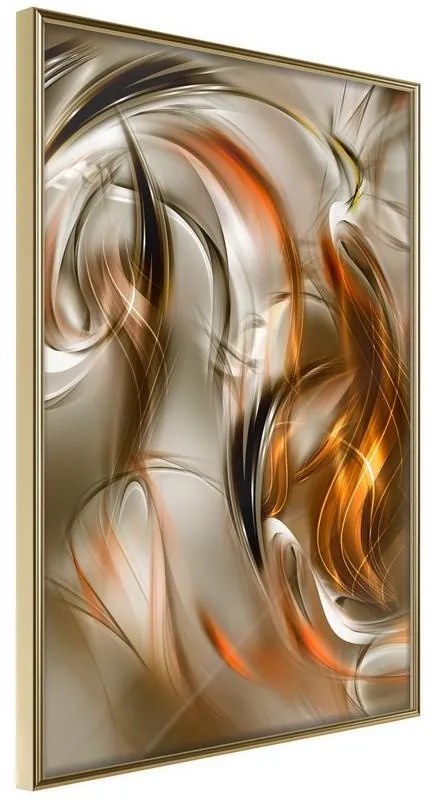 Poster  Amber Breeze  Cornice Quadri Cornice d'oro, Larghezza x Altezza Home decor 30x45