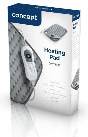 Concept DV7360 - Tappetino riscaldante elettrico 100W/230V 30x40 cm grigio
