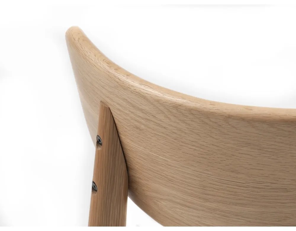 Sedia da pranzo in colore crema-naturale Elim - Unique Furniture