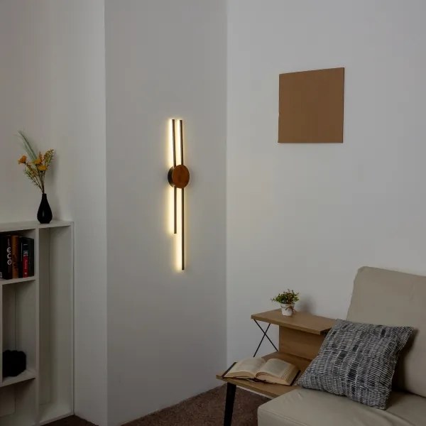 Brilagi - Applique a LED WOODY COLLINE LED/15W/230V 80 cm quercia ciliegio