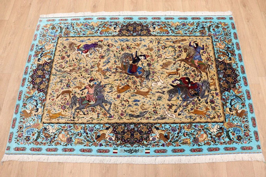 Ghom Tappeto persiano 200x130 (Iran) Annodato A Mano