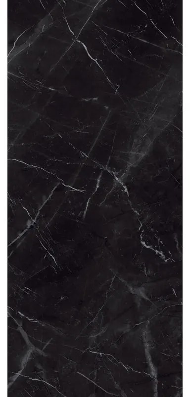 Piastrella da rivestimento interno 120 x 280 cm Sp. 6 mm rettificato Marquinia in gres porcellanato nero satinato traffico medio (pei 2/5) 3.36 mq