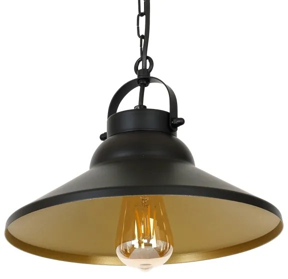 Lampadario a sospensione con catena IRON 1xE27/60W/230V