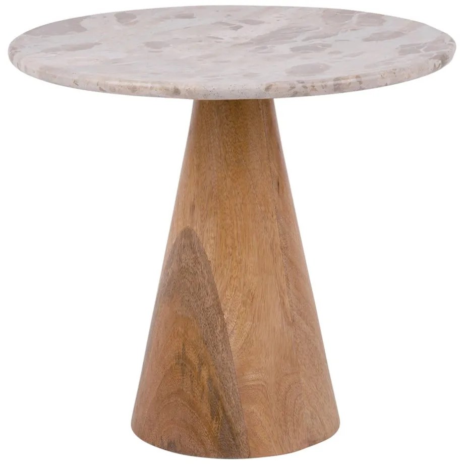 Tavolino rotondo con piano in marmo ø 50 cm Force - Leitmotiv