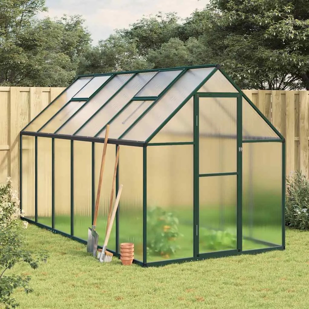 Telaio Serra Con Base Verde 334x169x195 Cm İn Alluminio /