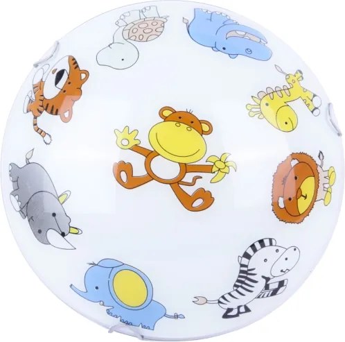 Globo 40607 - Plafoniera per bambini KIDDY 2xE27ILLU/60W/230V