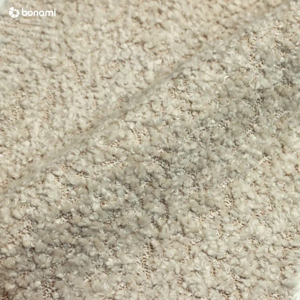 Divano letto in tessuto bouclé beige 215 cm Patti - Bonami Selection