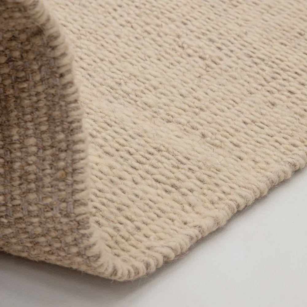 Tappeto in lana beige e crema tessuto a mano 160x230 cm Lima Sand - Asiatic Carpets