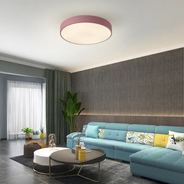 Brilagi - Plafoniera LED POOL LED/60W/230V 3000/4000/6000K 50 cm rosa