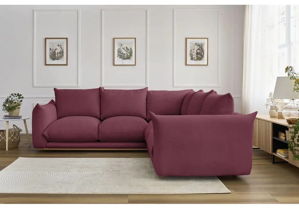 Divano angolare burgundi Ernest – Bobochic Paris