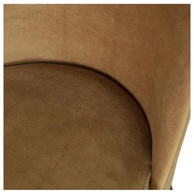 Sedie da pranzo in set color senape in velluto 2 pz Vogue – WOOOD