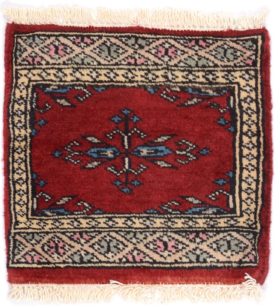Bokhara Tappeto 30 x 30 (Pakistan) Annodato A Mano