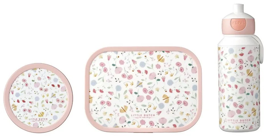 Snack per bambini 2 pezzi/bottiglia Flowers &amp; butterflies - Mepal