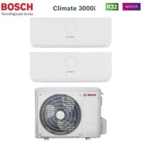 Climatizzatore Condizionatore Bosch Dual Split Inverter serie CLIMATE 3000i 9+9 con MS 18 OUE R-32 Wi-Fi Optional 9000+9000