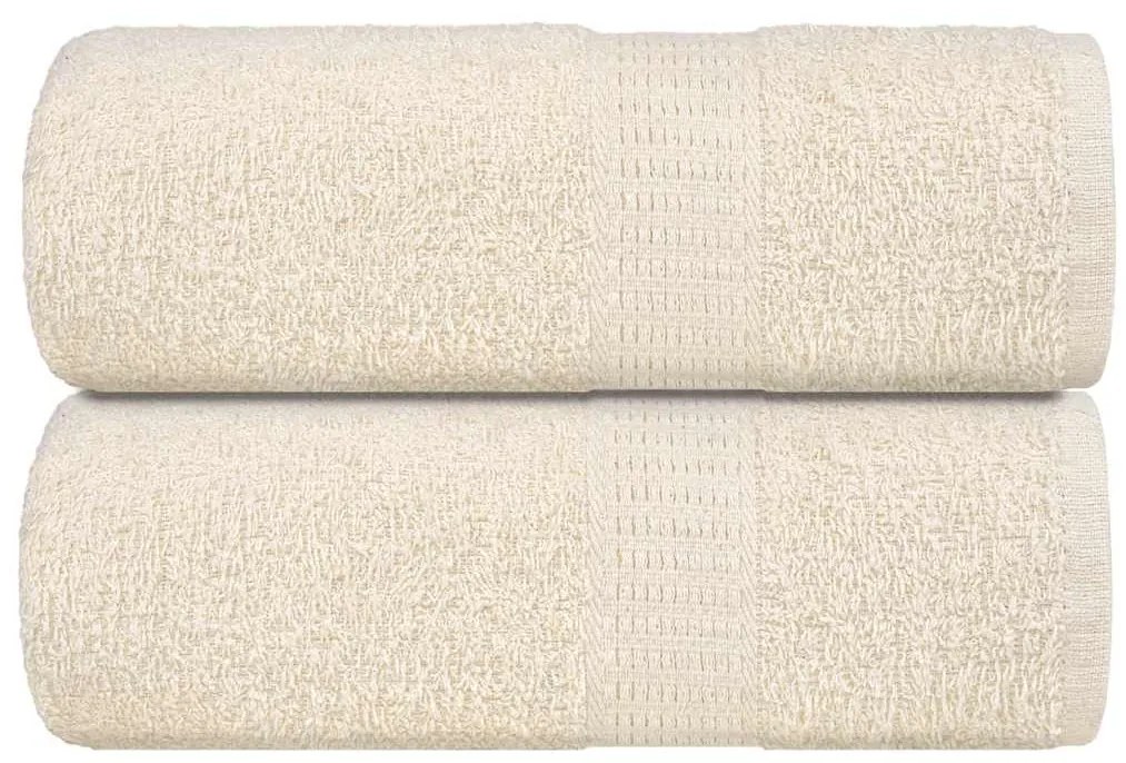 Asciugamani Per Sapone 2 Pz Crema 30x30 Cm 360 G/m² 100% Cotone /