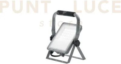 Proiettore portatile led 30w 3000lm cct 3000k / 4000k / 6500k silve...