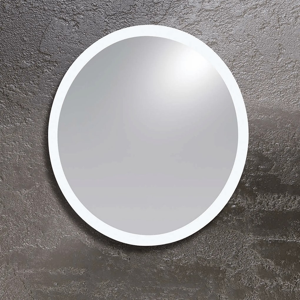 Specchio Tondo Diametro 80 Con Illuminazione Led Feridras "Art"