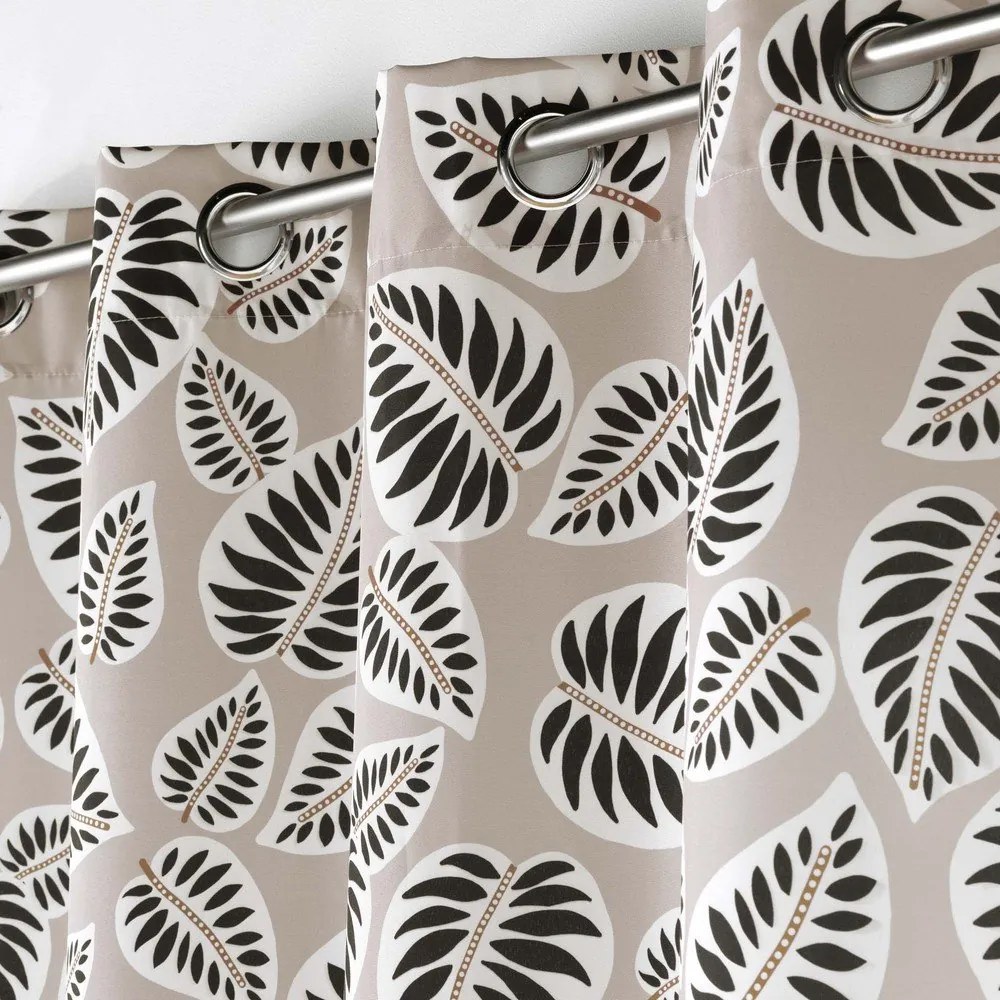 Tenda nera/beige 140x260 cm Alma – douceur d'intérieur