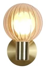 Searchlight 30506GO - Applique da parete LUMINSPHERE 1xG9/7W/230V in ottone