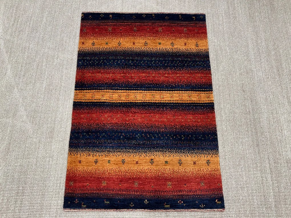 Loribaft Tappeto persiano 80x120 Rosso (Iran) Annodato A Mano
