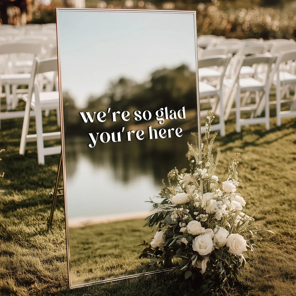Adesivo per specchio S43 – We're so glad you're here
