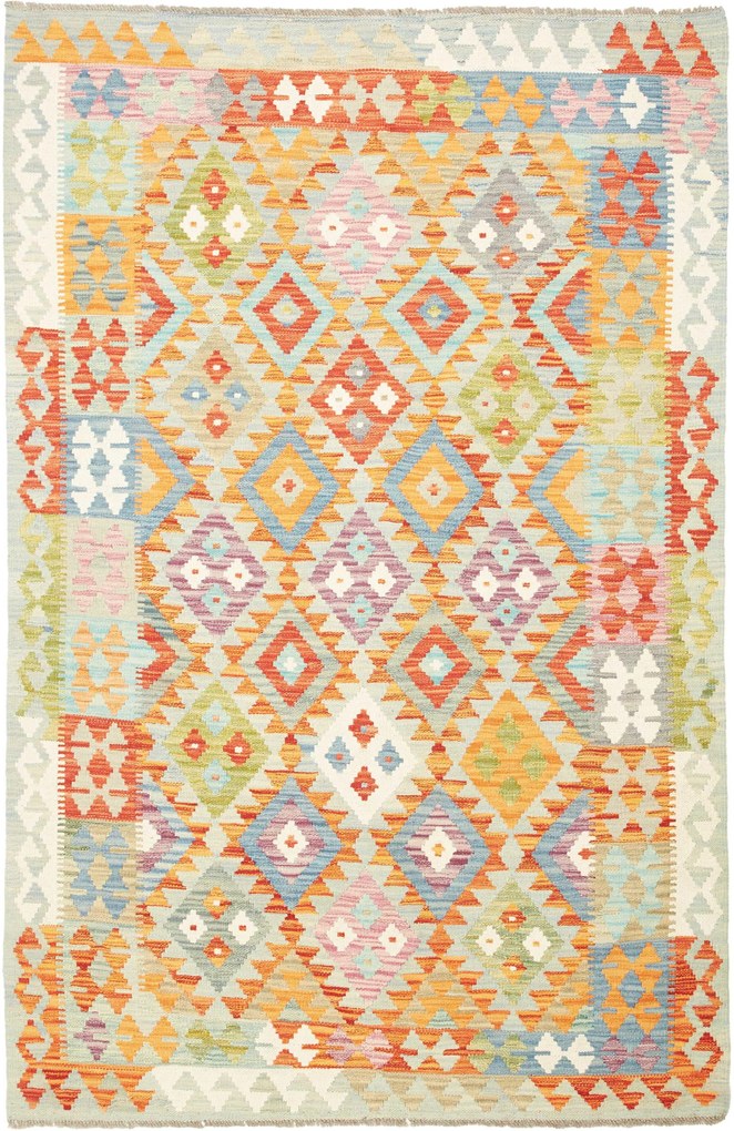 Kilim Tappeto 130 x 190 (Pakistan) Tessuto A Mano