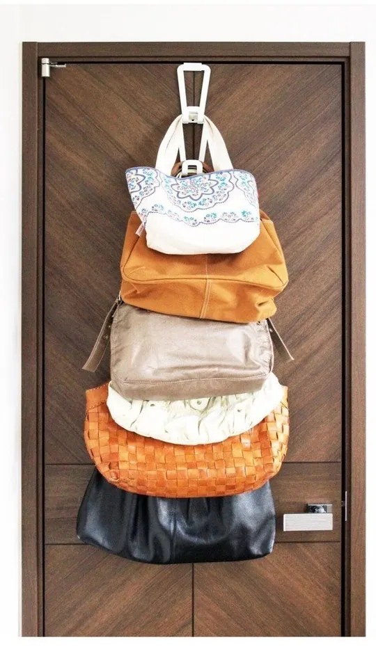 Appendiabiti Kanazawa bianco con 6 ganci Joint - YAMAZAKI