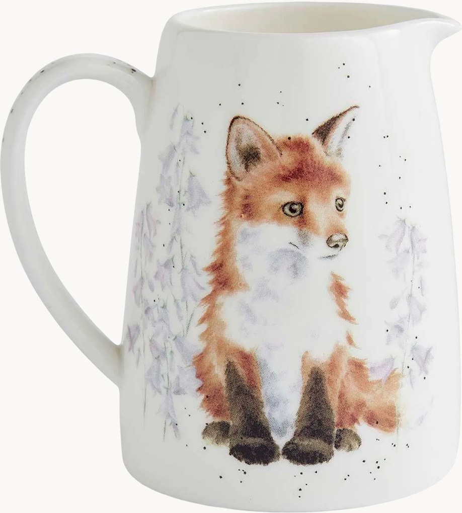 Brocca portafiori in Fine Bone China Fox, 125 ml