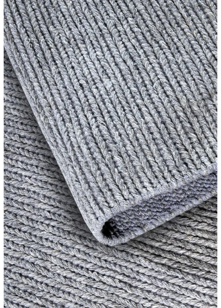 Passatoia grigia in lana tessuta a mano 80x200 cm Francois - Villeroy&Boch