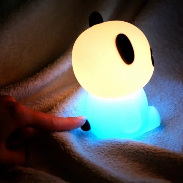 MegaLight - Lampada a LED RGB dimmerabile per bambini PADDY PANDA LED/5V