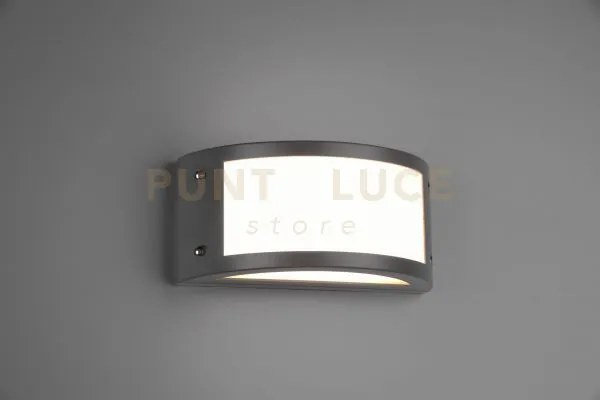 Kendal applique da esterno led  12w 1400lm, 3000k fascia antracite ...