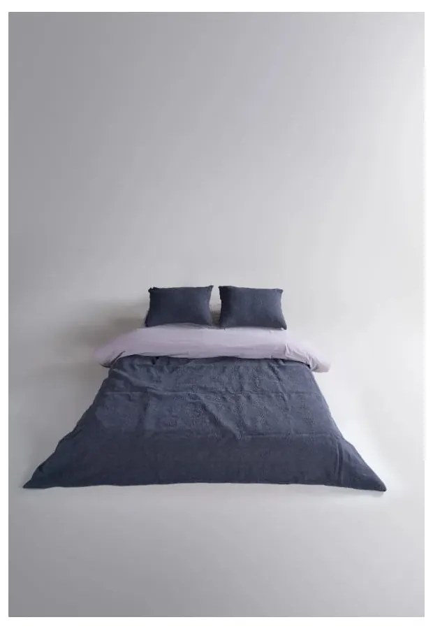 Set con copriletto e federa grigio scuro in jacquard 180x240 cm Jacquard – Mila Home Luxury