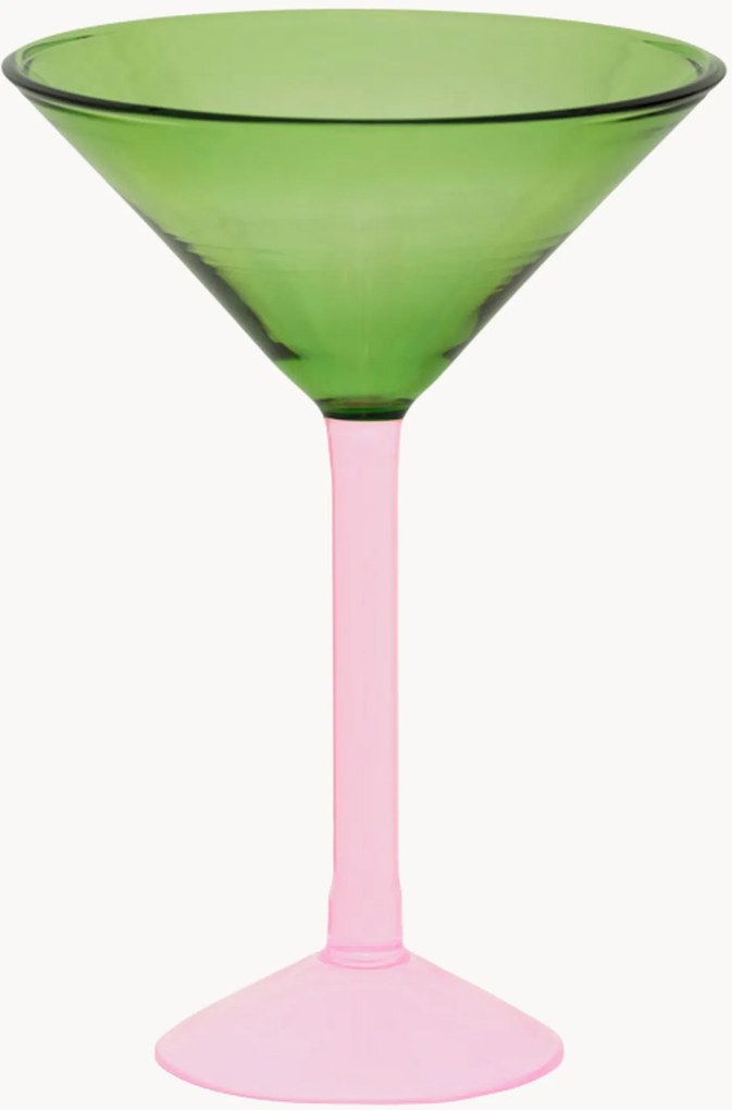 Set di 2 bicchieri da Martini in vetro borosilicato Urban