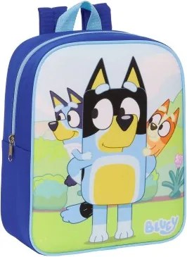 Zaino per Bambini Bluey Blu Marino 22 x 27 x 10 cm