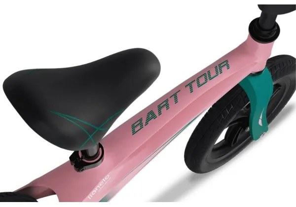 Lionelo - Bicicletta senza pedali BART TOUR rosa/verde