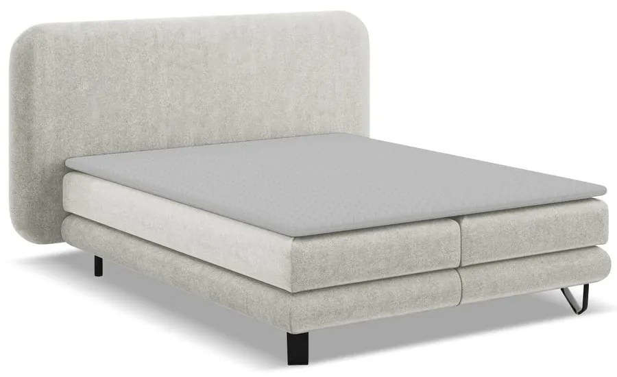Letto boxspring beige 180x200 cm Ilima - Makamii