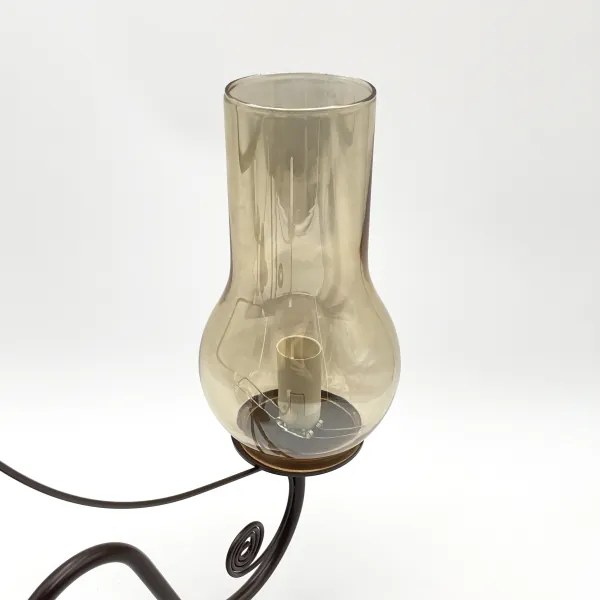 Brilagi - LED Lampadario a sospensione con catena COTTAGE 3xE14/40W/230V marrone