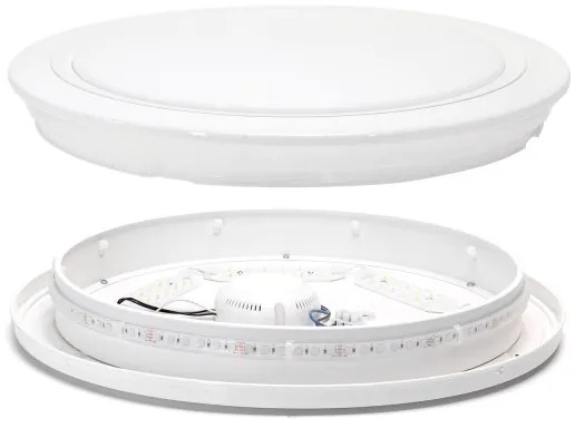 Aigostar - Lampada LED RGBW dimmerabile 27W 230V 40 cm Wi-Fi IP44