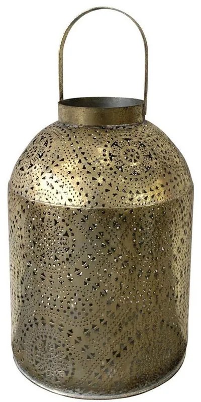 Lanterna in ferro H 40 cm, Ø 26 cm