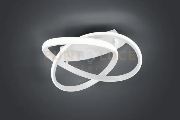 Course plafoniera led 18w · 1x 2400lm, 4000k spirale bianca con reg...