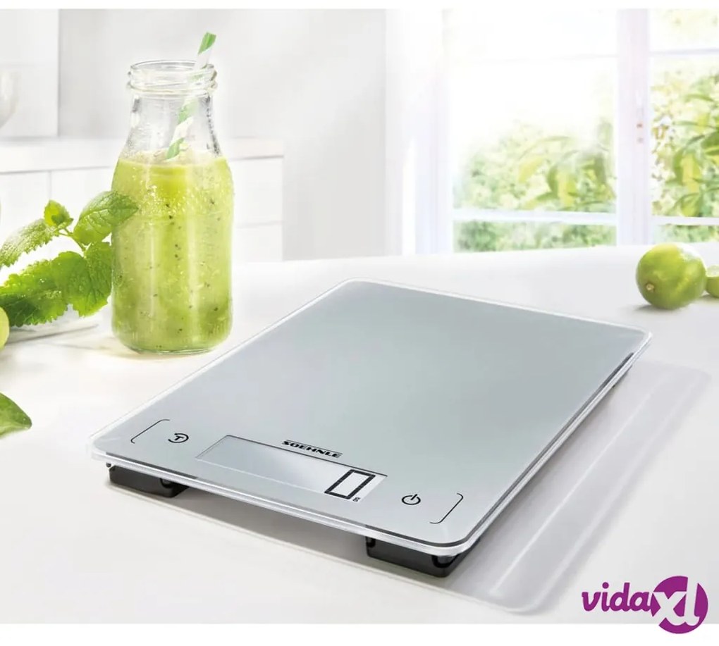 Soehnle Bilancia Digitale da Cucina Page Aqua Proof 10 kg Argento