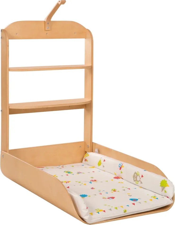 Fasciatoio di colore naturale con effetto faggio da appendere Waldhochzeit – Roba