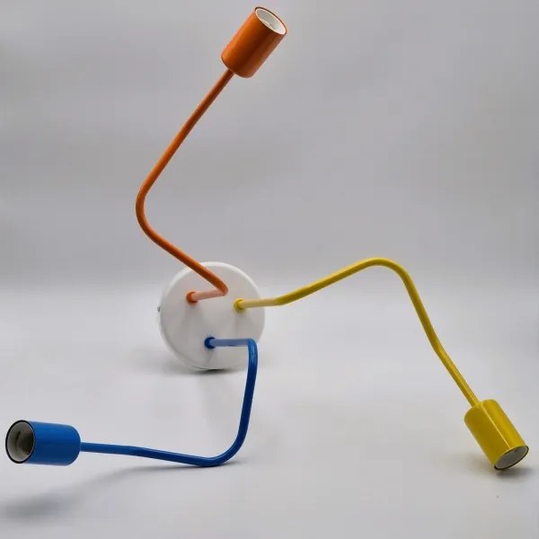 Lampadario a plafone MATYLDA 3xE27/60W/230V colorato