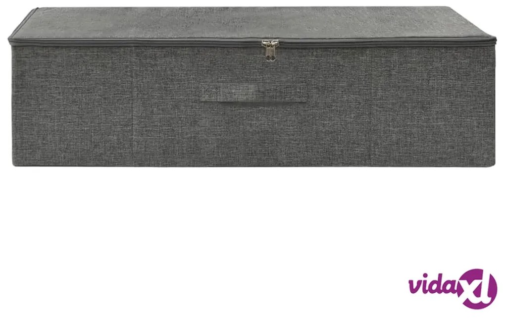 vidaXL Scatola Portaoggetti in Tessuto 70x40x18 cm Antracite