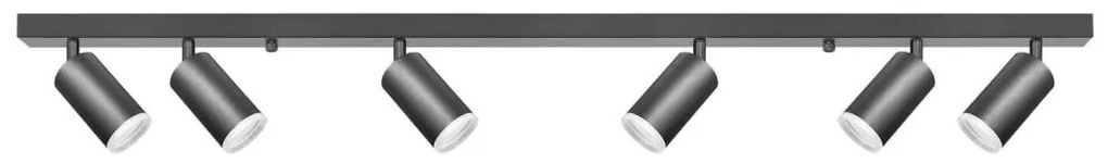 Faretto LONDON 6xGU10/10W/230V nero