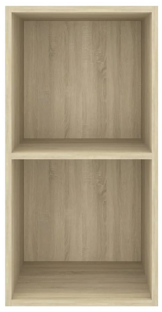 Armadietto da parete per tv rovere sonoma 37x37x72cm truciolato