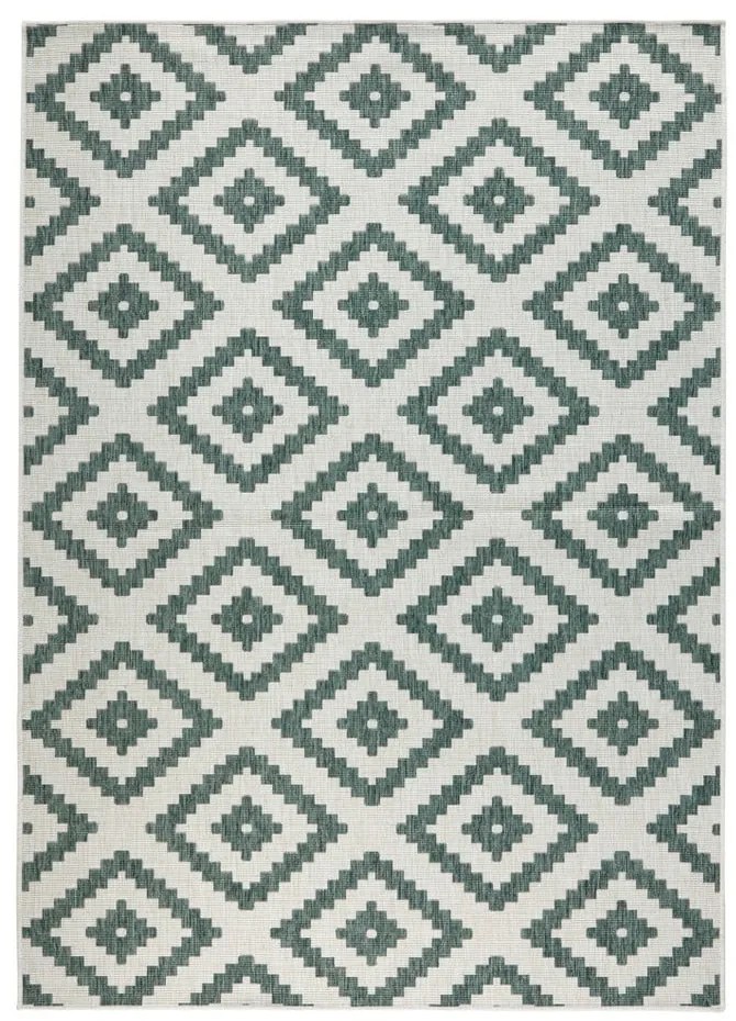 Tappeto per esterni verde e crema , 120 x 170 cm Malta - NORTHRUGS