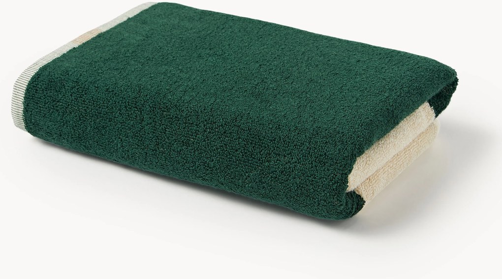 Asciugamano in cotone organico pettinato Combed