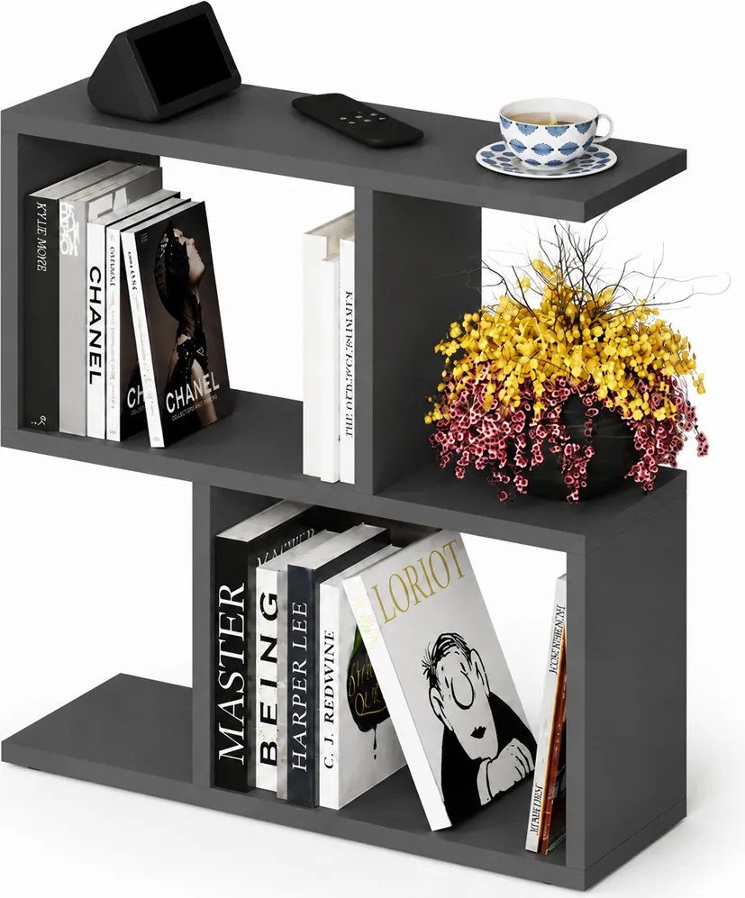 Tavolino da Caffè 60x60x19,5 cm Tavolo S Divano Design Moderno Antracite...