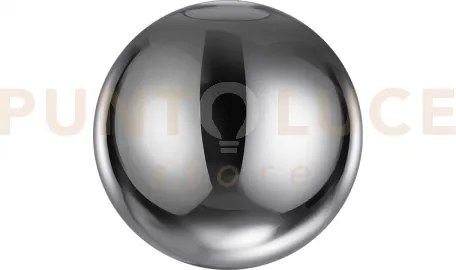 Mapa single solo vetro sfera d.10cm cromo